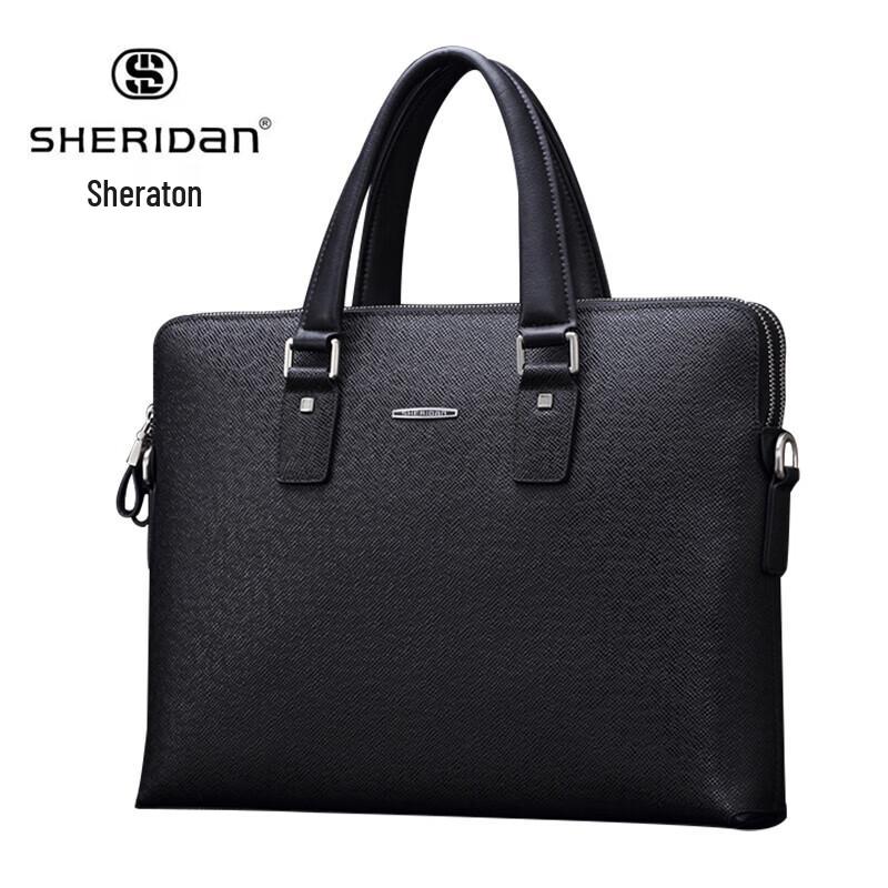

Sheraton Men s Cross-Grain Leather Business Bag