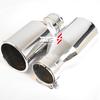 1PC All Kinds Of Sizes Universal Car Accessories 304 Stainless Steel Curly Flange Muffler Tip End Pipe For Toyota