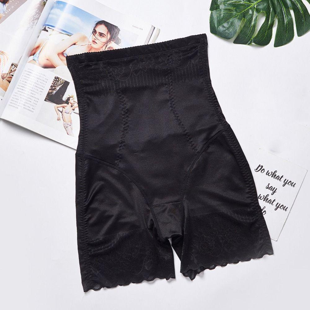 High Waist Tummy Control Underwear Shapers Body Shaping Briefs Lace Slimming Shapewear  Female