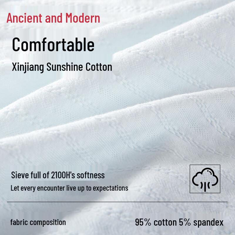 GUJIN Women's High-Waist Seamless Cotton Briefs