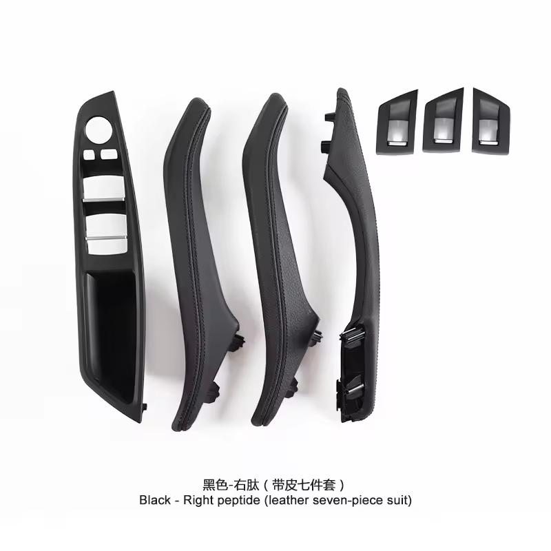 Price F10 F11 LHD RHD Leather Interior Door Pull Handle Assembly for BMW 5 Series F10 F11 F18 520i 523i 525i 528i 535i