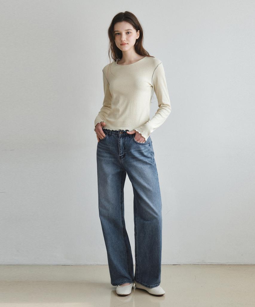 Wednesday Oasis For Woman Soft Wave Crop T-Shirt_Light Yellow(W26Tp12)