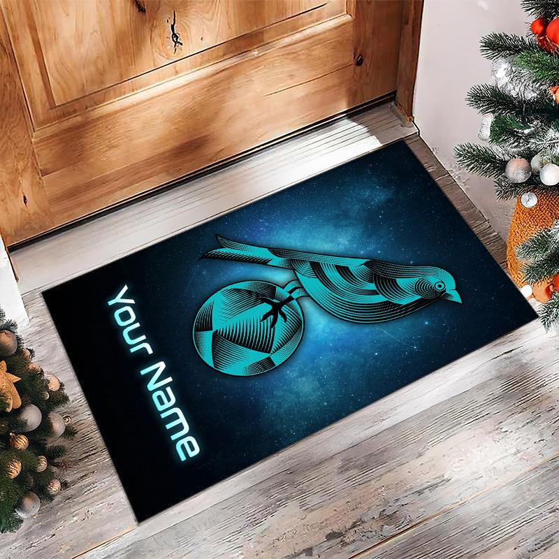 Norwich City Printed Crystal Velvet Rug Non‑Slip Crystal Velvet Carpet For Sofa Bedroom Indoor Home Decoration