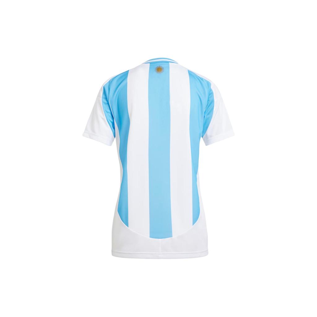 Adidas Argentina 24 Home Jersey Striped Colorblock Print Women Tops Blue White IP8386