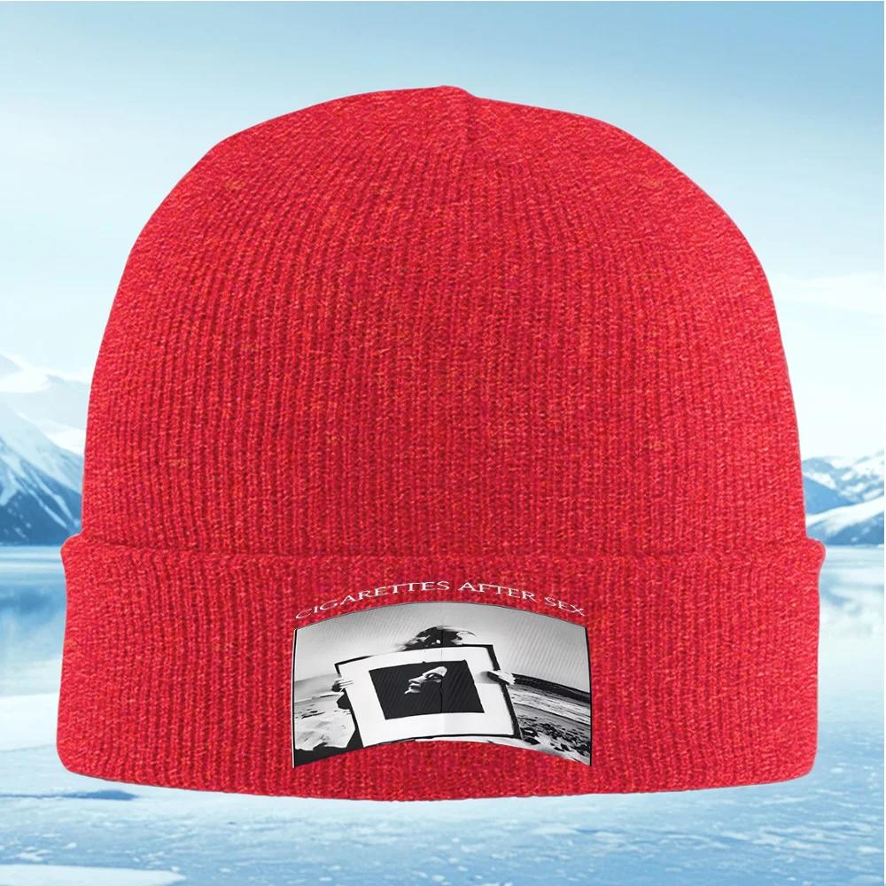 New Face profile picture frame landscape Unisex Women Unisex Knitted Hat Beanie Pullover Cap Winter Thermal Warm Christmas Outdoor