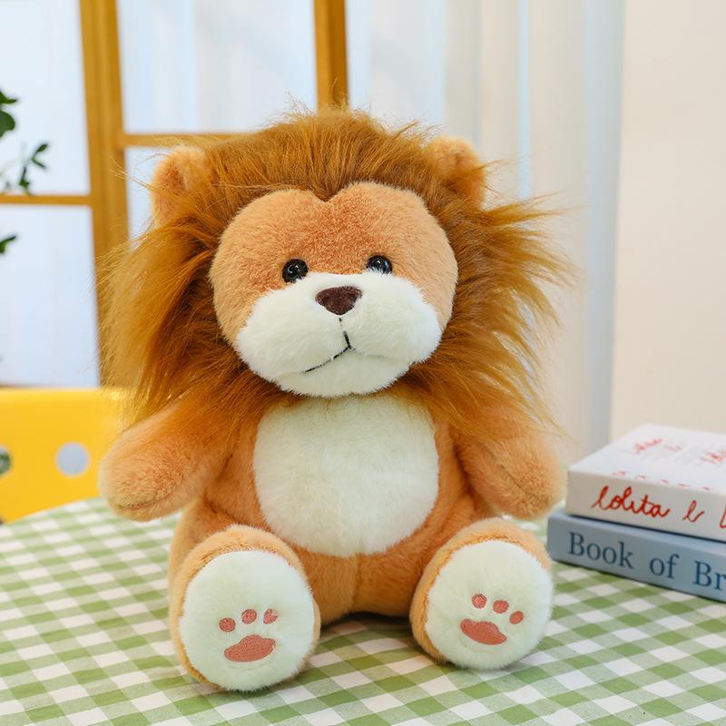 

Милая имитация маленькой куклы-львенка, плюшевая игрушка, кукла король лев, подушка для бросания, тряпичная кукла, детский подарок, мужской 25cm/0.2kg львиный