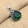 Chrome Diopside Gemstone Handmade 925 Sterling Silver Jewelry Pendant For Women