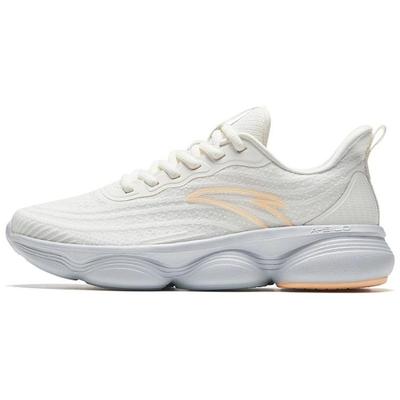 Comfortable Round Toe Slip Resistant Cushioning Low Top Running Shoes Women's White 922335572-2