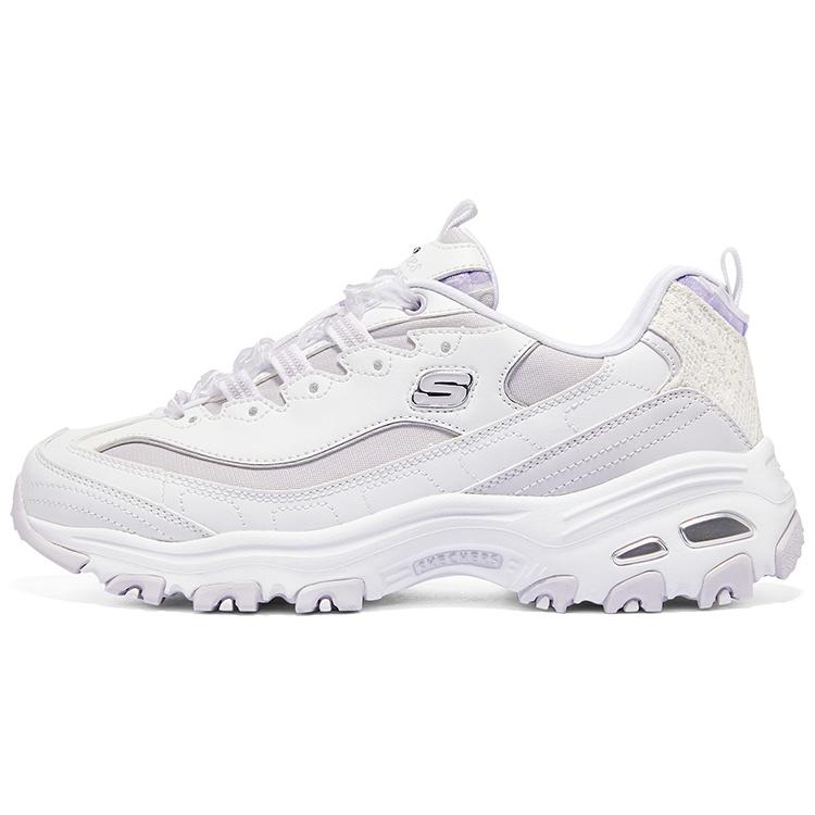 (WMNS) Skechers D Lites 1.0 White Purple Women s 896738-WLV EU 37.5