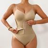 Stevige Buikcontrole String Bodysuit Shapewear met Ritsriem Dames Fajas Body Shaper Taille Trainer Slim Cincher Korsettops