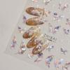 Shell Light Butterfly Nail Art Sticker DIY Making Creative Decorative Stickers