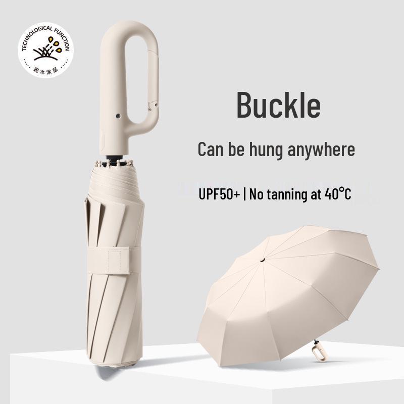 Large Automatic Dual-Use Umbrella: Sunshade & Rain Protection with Custom Logo