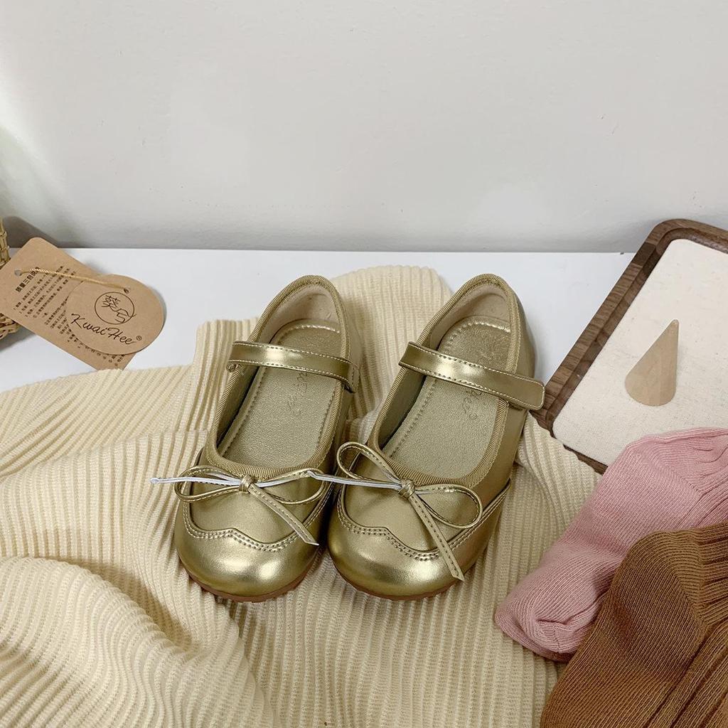 Bowknot Leather Princess Shoes for Baby Girls