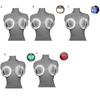 LED Luminous Bra Sexy Large Cup Food Grade Leakproof Interactive Atmosphere Props PVC
