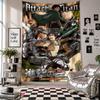 Wall TapestryAttack on Titan Art Hanging Cloth Decorative Background Cover for Room Decoration
