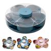 With Lid Rotating Snack Tray Multi Grid Rotating Design Snack Box Container Lazy Susan Divided Spins Kitchen Organizer