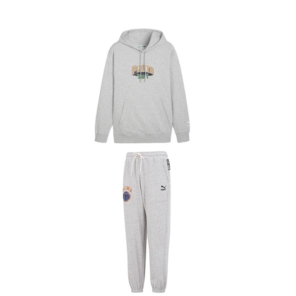 

Puma Комплект худи-пуловера с длинным рукавом и вязаных спортивных штанов на кулиске с манжетами для мужчин 626179-04+622277-04 XL