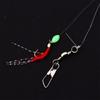 Luminous Bead Fishing String Hooks Fishskin Skirt Lure Fishing Sabiki Rigs Artificial Fishing Lures