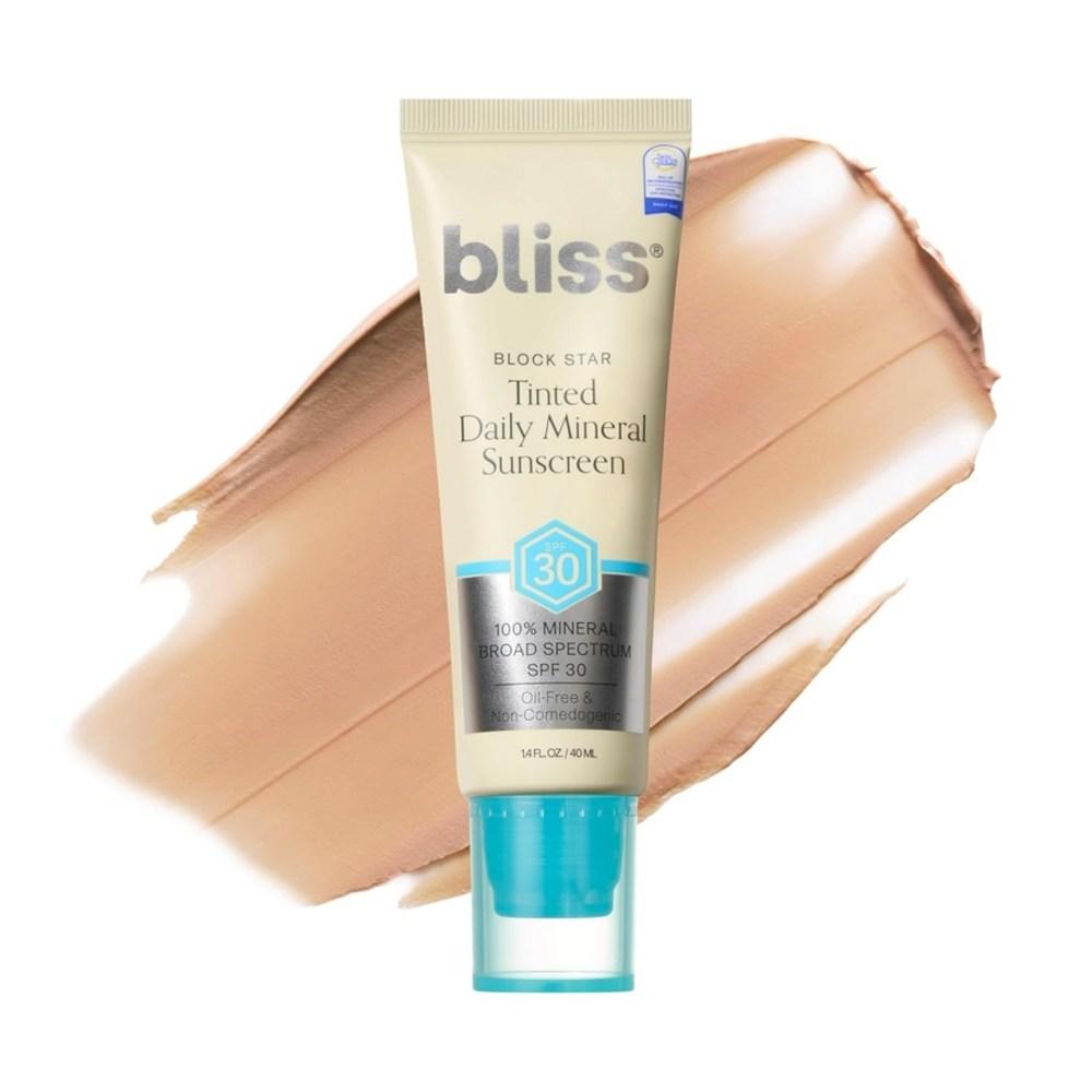 Bliss Block Tone-Up Mineral Sunscreen SPF30 Block Star Tinted 1 pcs 41ml