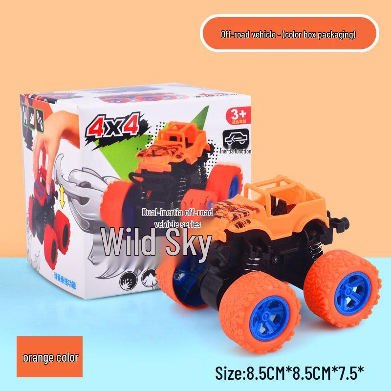 Children's Four-Wheel Drive Stunt Excavator Toy Car