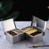 Professional Kitchen Spice Organizers 304 Nonrust Steel Multi Compartment Container Hygienic Space Saving Design