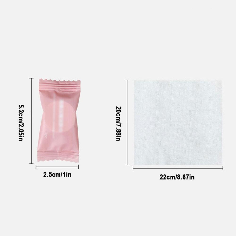 

Disposable Compressed Towel Portable Non-woven Candy Towel for Travel Outdoor Cleaning Travel Business Trip Facial Cleansing рожевий