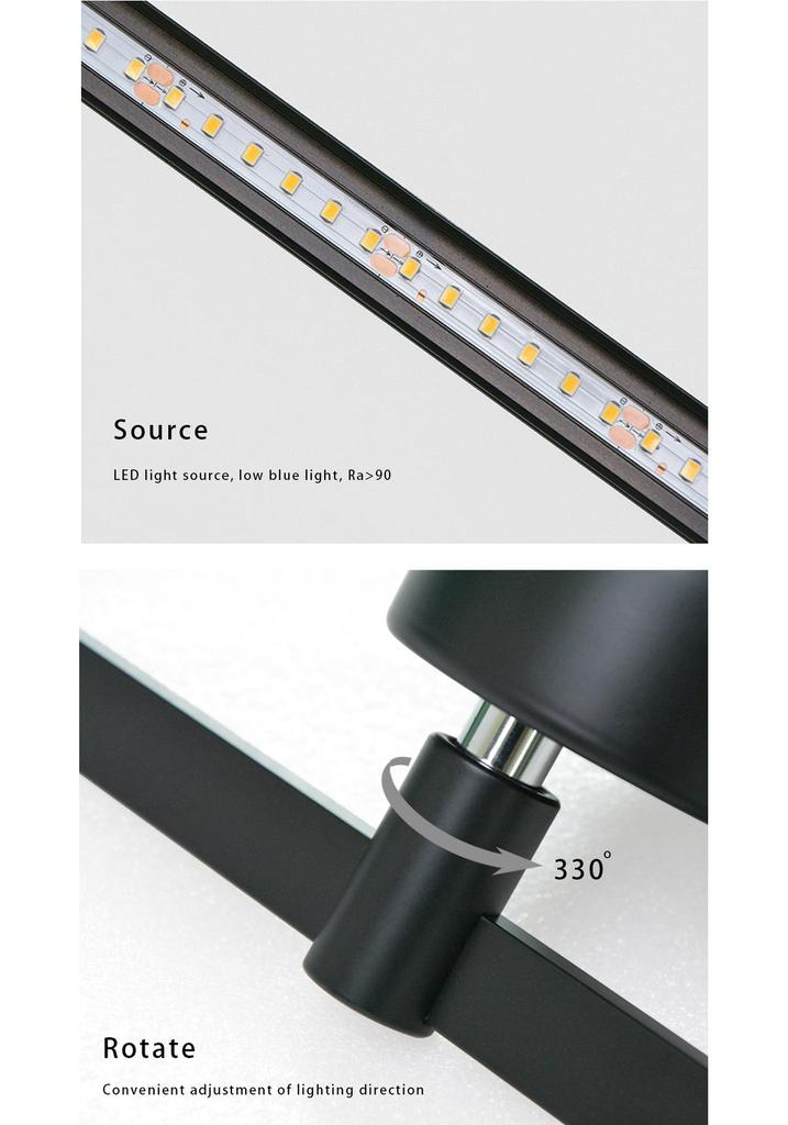 Rechargeable LED Wall Lamp for Bathroom, Bedroom, or Living Room
