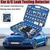 Auto Air Conditioning Leak Detector Detection Tools Silver A/C System Repair Kit Leak Tools Kit for Truck/Car