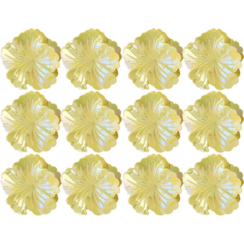 New Colorful Flower Hair Clip Women's European and American Fashion Shark Clip Hair Accessories
