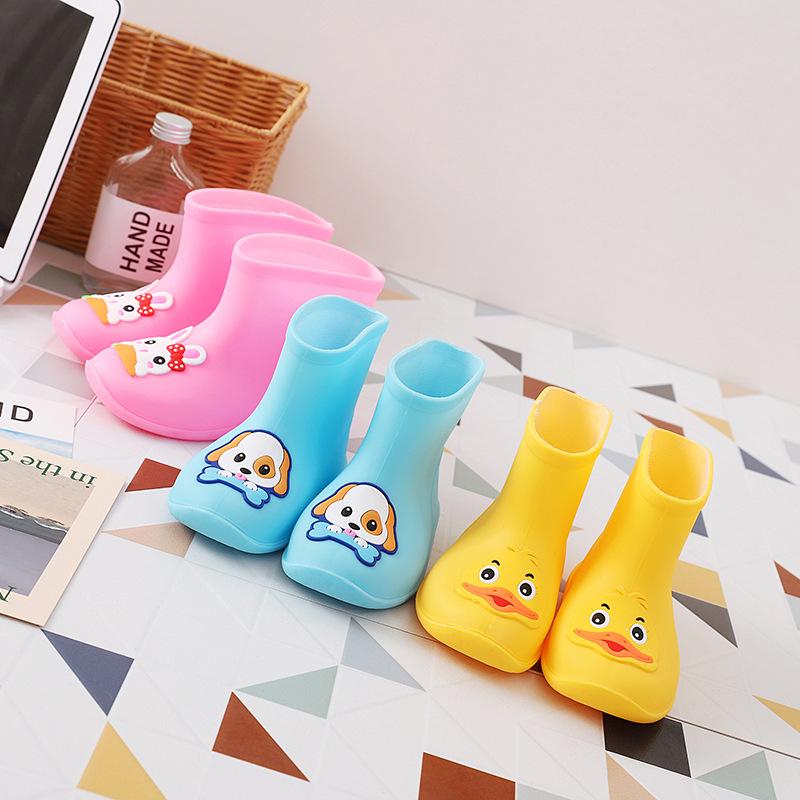 Little Duck Children's Cartoon Rain Boots - Cute Waterproof Boots for Toddlers and Kids