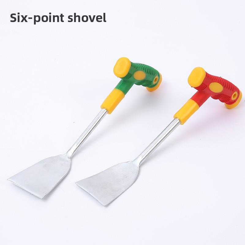 

1 шт. Бытовые уличные сельскохозяйственные инструменты Лопата Многофункциональная садовая лопата-скребок для очистки сада Инструменты для посадки на ферме Прополка Six-point shovel