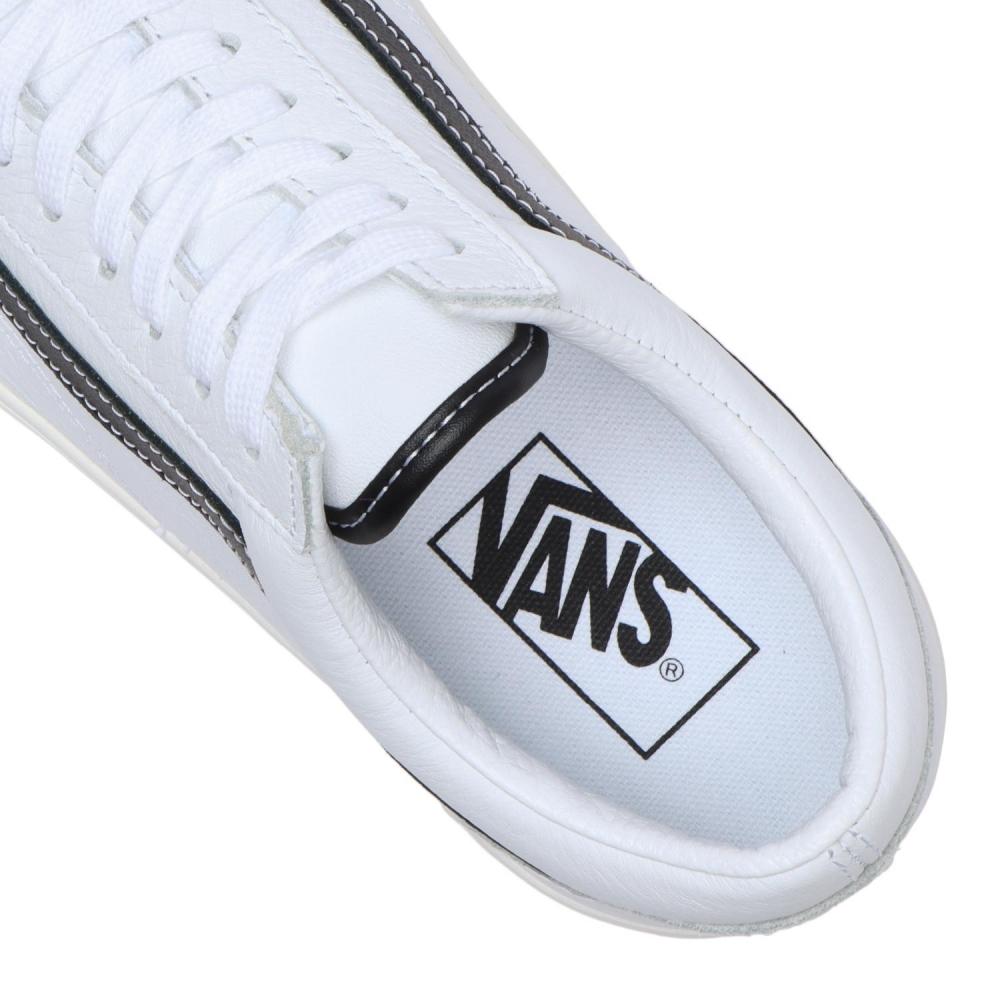 Vans Old School Vn0007ntyb2 Leather Wht Blk