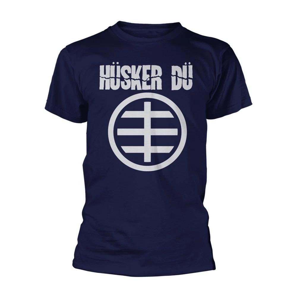 HUSKER DU - CIRCLE LOGO 1 BLUE T-Shirt Small 3XL