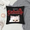 KATSEYE Gabriela Meme de Gato banda k-pop kpop Fronhas Merch Capa de Almofada Macia Fronhas Decoração de Casa Zíper Vários Tamanhos