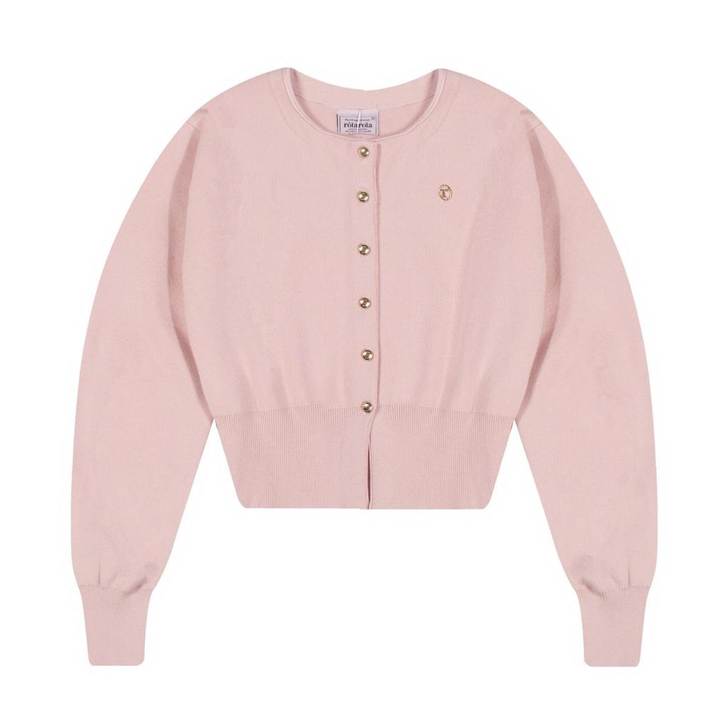 MK Trendy Cross-border Faux Two-piece Button Knit Cardigan Sweater