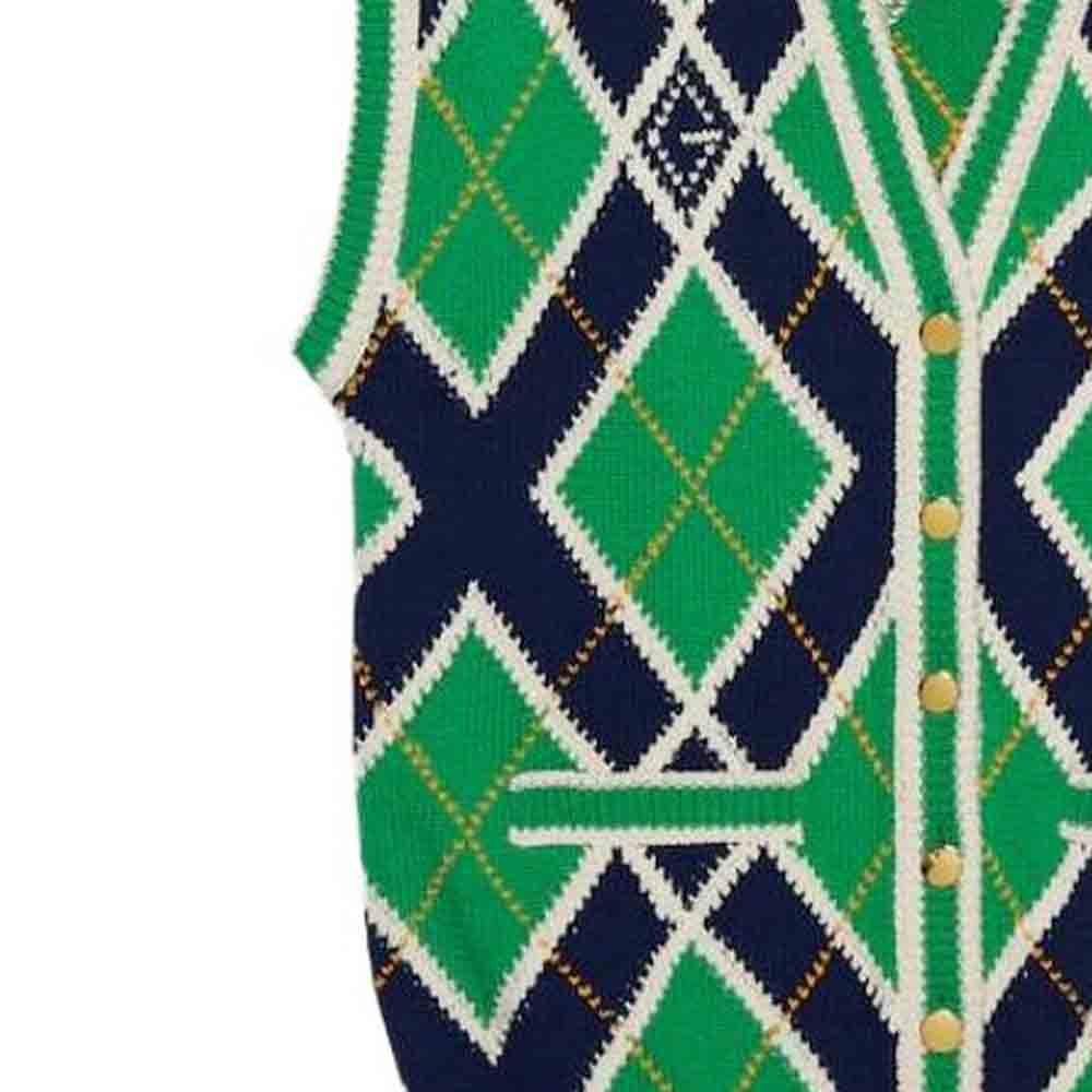 Gucci G Rhombus Stitched Cardigan 754604-XKDGP-3214