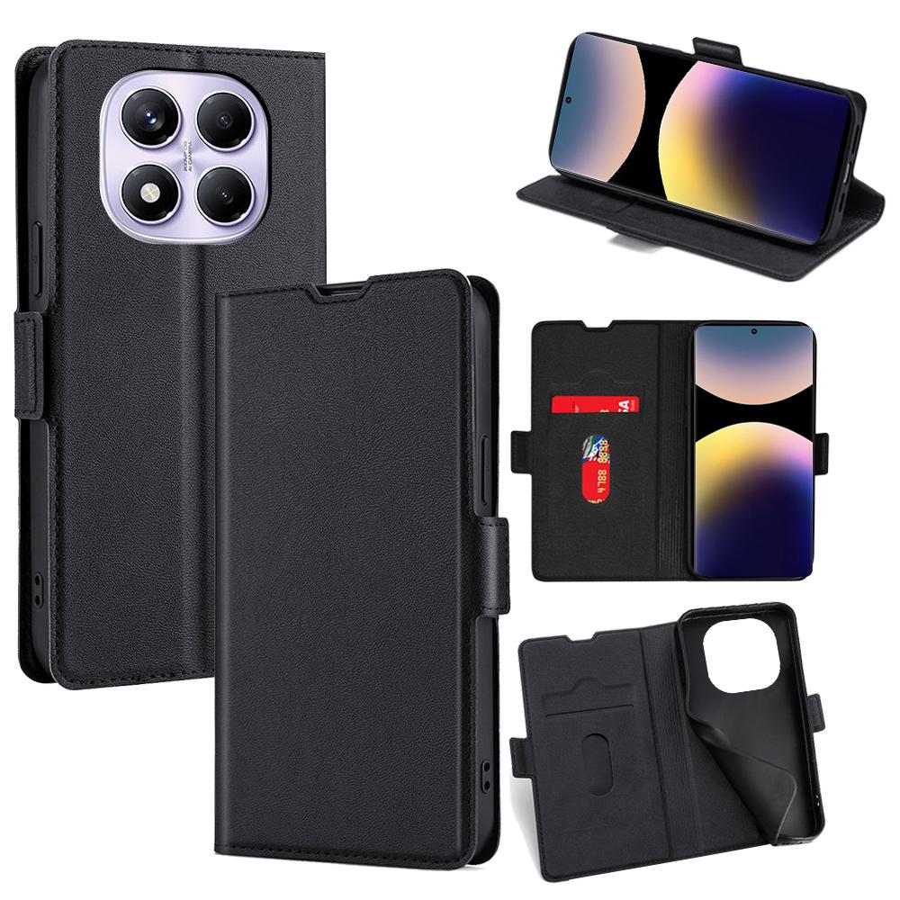 

For Xiaomi Redmi Note 14 Pro 4G Case Card Holder PU Leather Phone Cover A