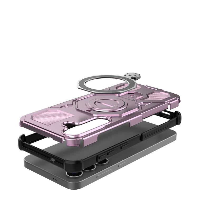 For Samsung Galaxy S25 Plus Case Samsung S25 Plus Cover Holder Magnetic Wireless Charging Protective Phone Case For Samsung S25+