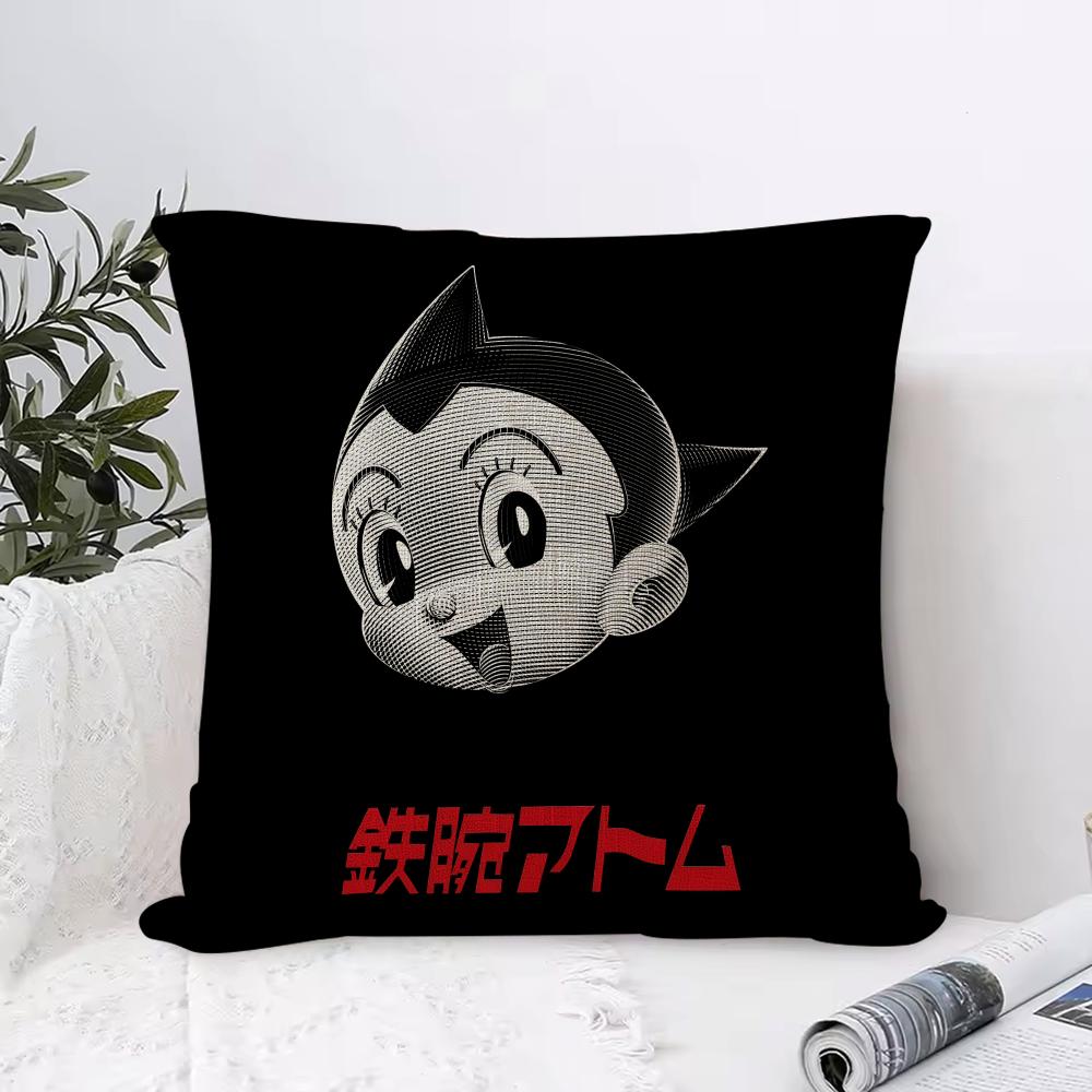 Anime AAstro BBoy Cushion Cover Eco Linen Pillow Case DoubleSided Print Breathable Durable Zipper Home Decor Gift
