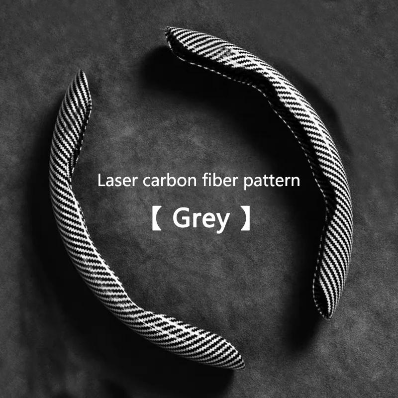Carbon Fiber Car Steering Wheel Cover Anti-slip Decoration Shell For Honda City Odyssey CIVIC CRV HRV Legend Jazz RR VTi Fit