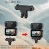 Magnetic Quick Release Adapter For Action Cameras Foldable Mount Double Interfaces 1/4 Screw And  Design Securedly