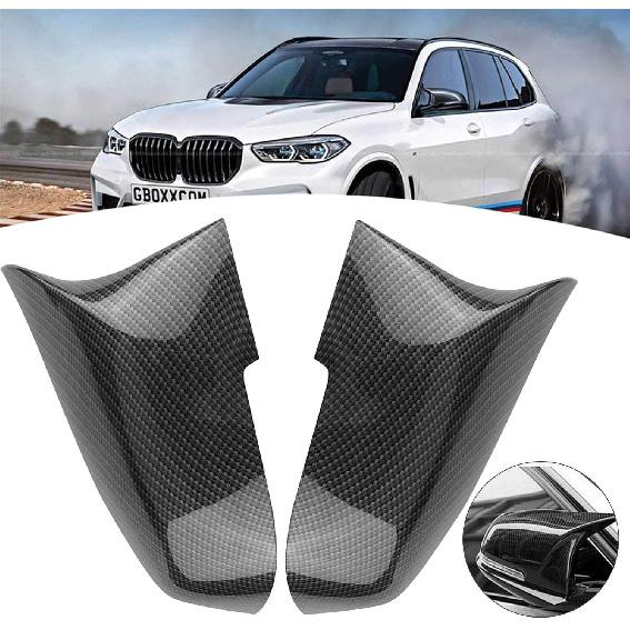 Sportuli Carbon Fiber Rearview Mirror Cover Cap Compatible With BMW 228I 435I 116I 118I 120I 125I 130I 218I 220I 320I 328I 330I 335I 420I 428I 435I