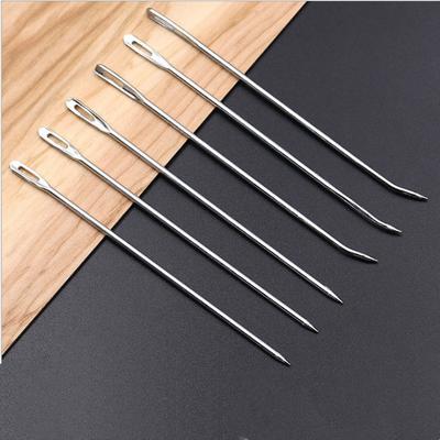 Portable Multi-Specification Metal Sewing Kit Portable Snakeskin Sack Square Shape Lengthened Needle Packing Needle Knitting
