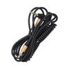 Headphone Male to Male AUX Coiled Cord Headset 3.5mm Audio Spring Cable Replacement