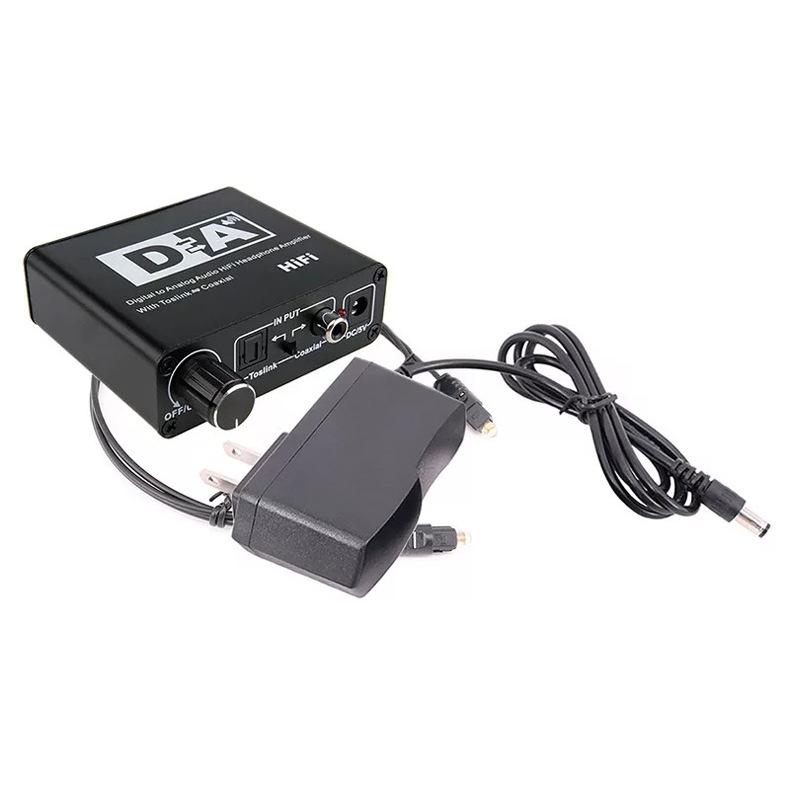 Digital Optical To 5.1 Channel Audio Converter with Adjustable 3.5mm Output