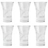 Takumibifu Dinner Luxe Select 6-Piece Set Kiriko Sake Cup (Sakazuki) - Pampas Grass and Moon Kiriko,