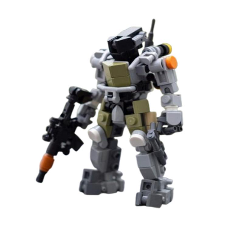 Spot Small Particle Assembly Building Blocks MOC-94380gai 164pcs Creative Robot DIY Educational Toy Assembly Model Gift Set Orna