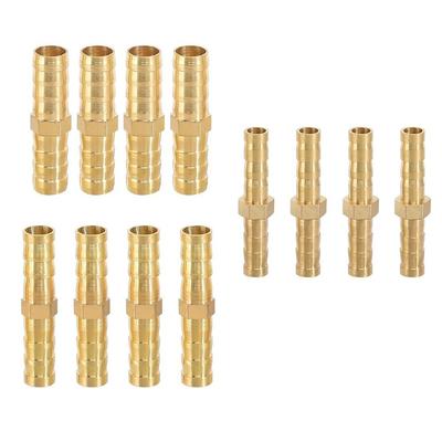Brass Hose Connector Hose Adapter Straight Barb Connector 6mm 8mm 10mm