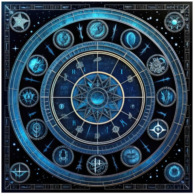 Tischdecke Astrologie Orakel Spielmatte Quadratische Form Pendel Altar Tischdecke