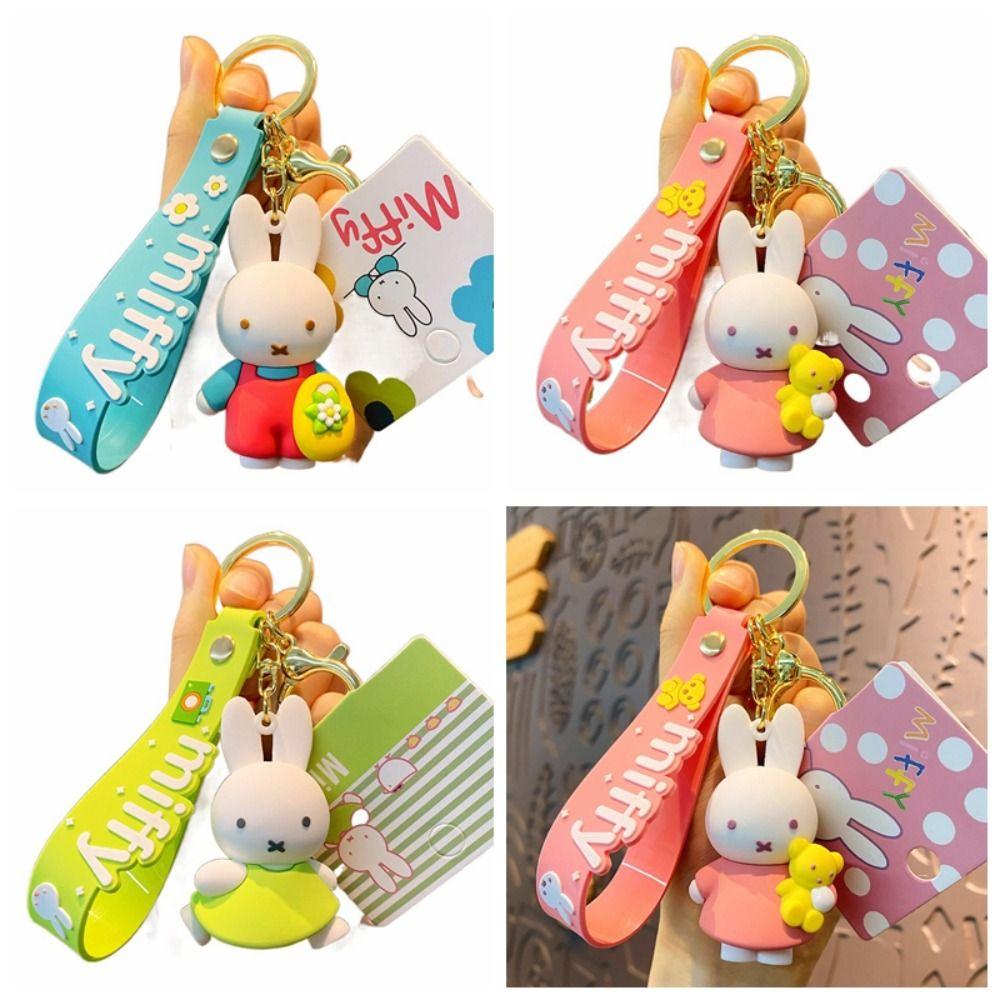

Pvc Cartoon Rabbit Keychain Bunny Personality Gifts